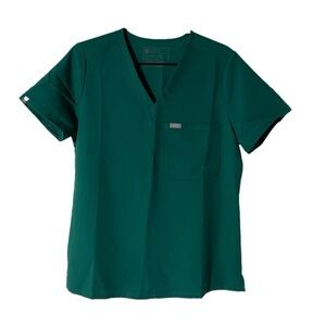 Figs Catarina Top Hunter Green - Large